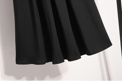 Solid Versatile Medium Length Pleated Skirt 2026 Plus Size Skirts A-Line Maxi Gown Spring Autumn New Half-length Umbrella Skirt