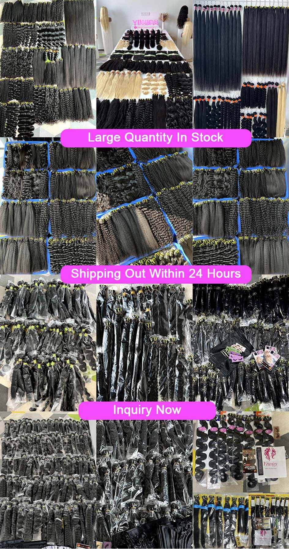 Yiwigs 15A Grade P4/27 Straight Highlight Ombre Colored 100% Raw Virgin Human Hair Bundles Brown Hair Weave Extensions For Women