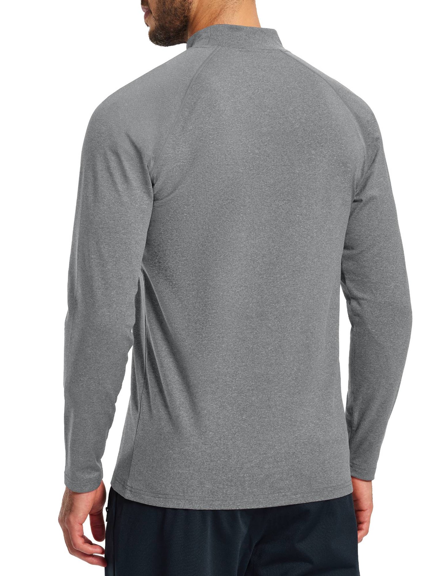 TACVASEN Men's Thermal Shirts Long Sleeve Micro-fleece Fleece Lined Base Layer Undershirts Athletic Warm Winter Workout Top
