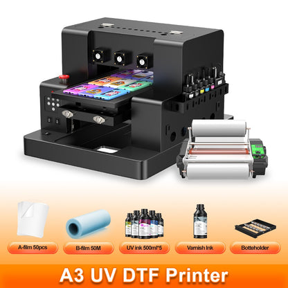 US/EU Stock A3 XP600 DTF Printer Machine A3 UV Sticker Printer DTF Printer Direct to Film Print DTF Printer A4 T-Shirt Printer