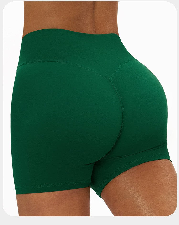 SWELTERING Gym Fitness Shorts Running Cycling Sports Shorts Breathable Workout Short Leggings High Waist Fitness Yoga Shorts