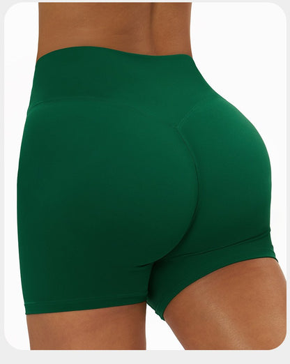 SWELTERING Gym Fitness Shorts Running Cycling Sports Shorts Breathable Workout Short Leggings High Waist Fitness Yoga Shorts