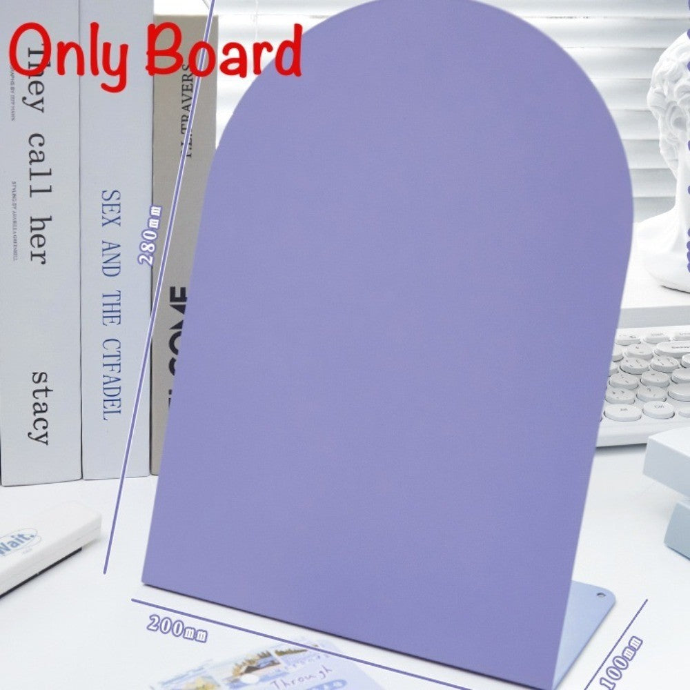 Creative Large Capacity Desktop Message Board Vertical Curved Storage Board Note Board Office Home Desktop Ornament