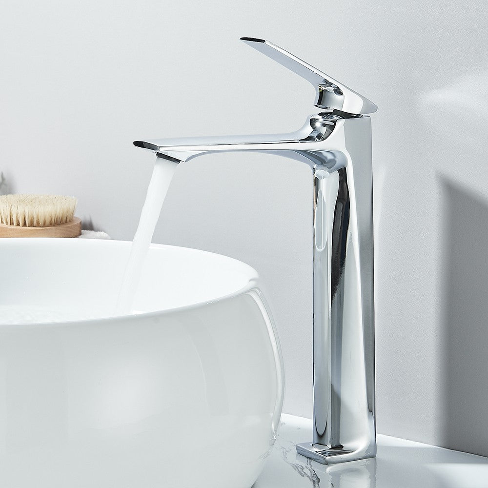 Black Bathroom Faucet Deck Mounted Bathroom Sink Mixer Tap Single Lever Basin Sink Mixer Faucets Chrome/White/Grey/Brushed Gold