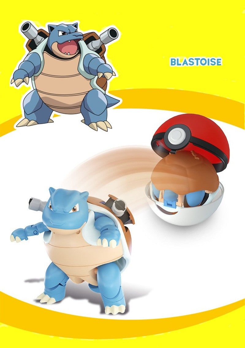 Pokémon Genuíno Pokébola Transformar Charizard Bulbasaur Gengar Dragonite Bonecos de Brinquedo Anime Snorlax Lapras Lucario Modelo de Bonecos