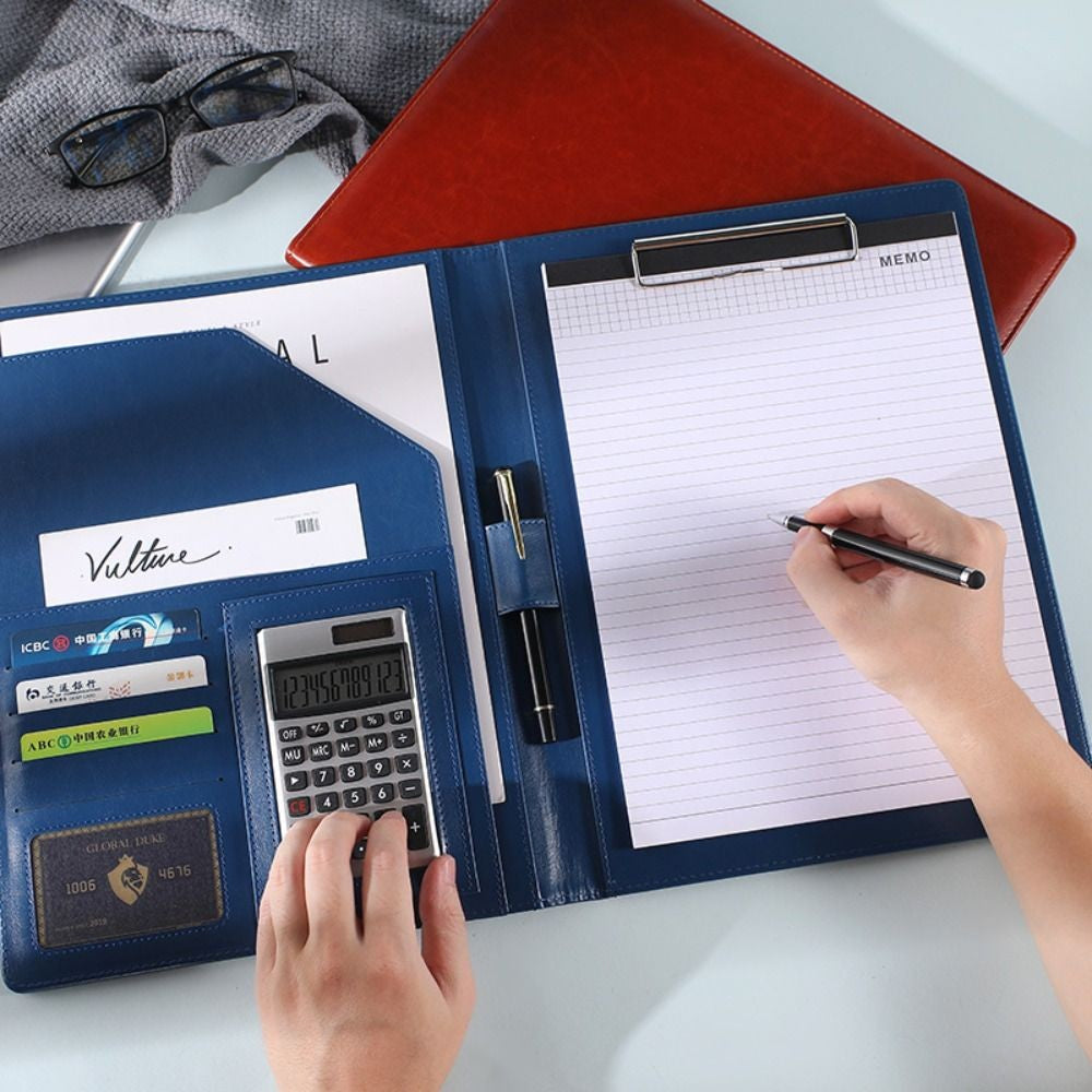 1Pc Portable A4 Business Writing Clipboard Manager Signature Board Durable Document File Holder Office Meeting Writing Pad