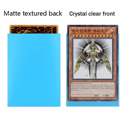 100 Unidades Protetores de Carta Tamanho Japonês 62×89mm para Cards de YGO Capa Fosca para Cartas Esportivas