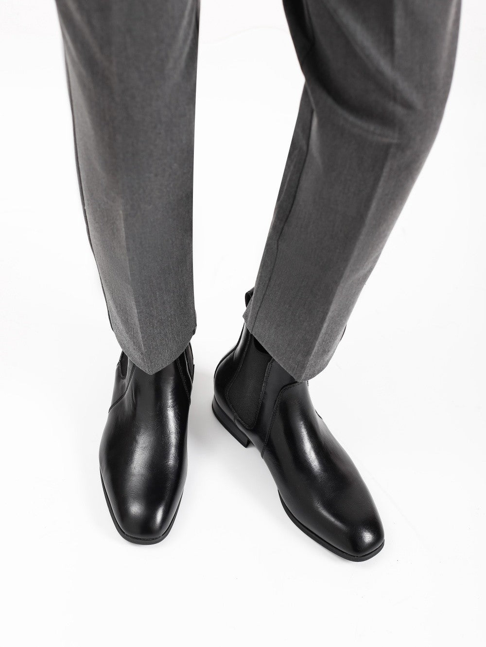40~46 Botas Chelsea Masculinas 2024 Marca Confortável Moda Couro Botas Masculinas #KD431