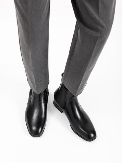 40~46 Botas Chelsea Masculinas 2024 Marca Confortável Moda Couro Botas Masculinas #KD431