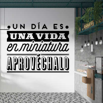 1 pc new Spanish sentence Wall Sticker Removable Wall Stickers Diy Wallpaper For Baby's Rooms Removable Decor Wall Decals
