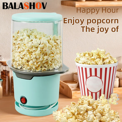 Popcorn Machine Household Healthy Hot Air Oil Free Corn Popcorn Maker For Kitchen Kids Home-made Popcorn Movie Snack 110V/220V
