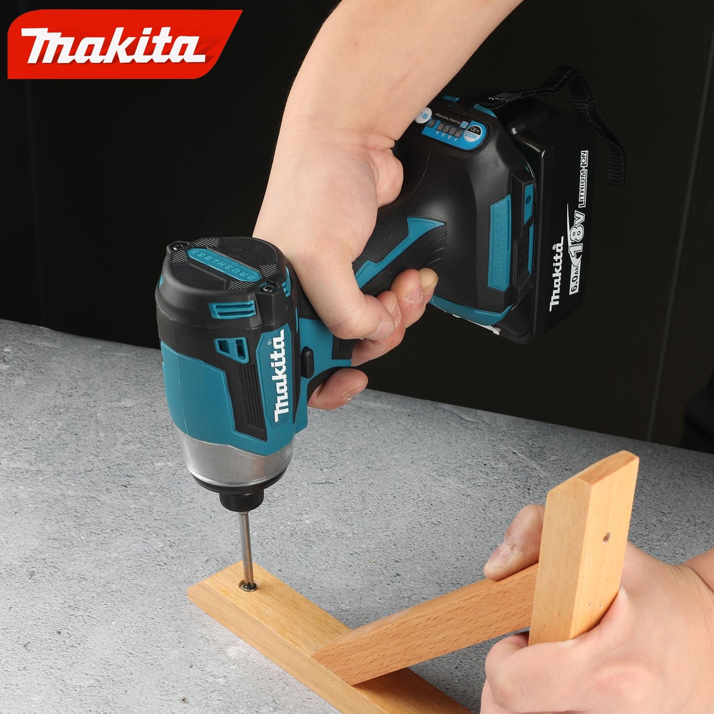 Parafusadeira de Impacto Makita Dtd173 Lítio Parafusadeira Elétrica Elétrica Parafusadeira Furadeira Elétrica Manual Modo Madeira/Parafuso/T Para Makita