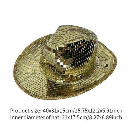 Cowboy Hat Wide Brim Cap Stylish Versatile Casual Gentleman Jazz Hat Sunhat for