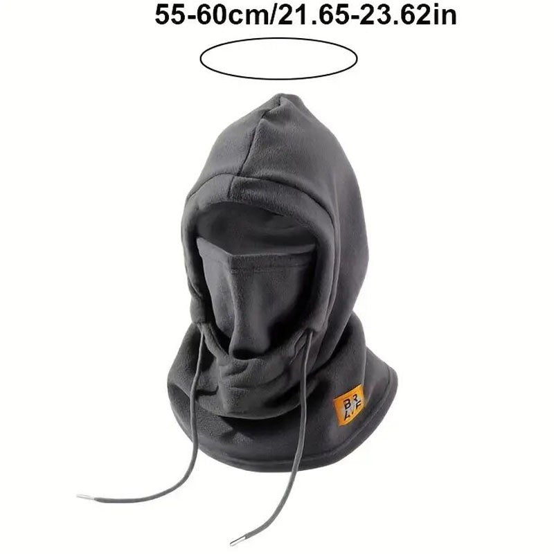 Gorro de Inverno Quente com Máscara e Aquecedor de Pescoço 3 em 1 Balaclava à Prova de Vento para Homens e Mulheres Gorro Máscara Proteção Contra o Frio para Ciclismo
