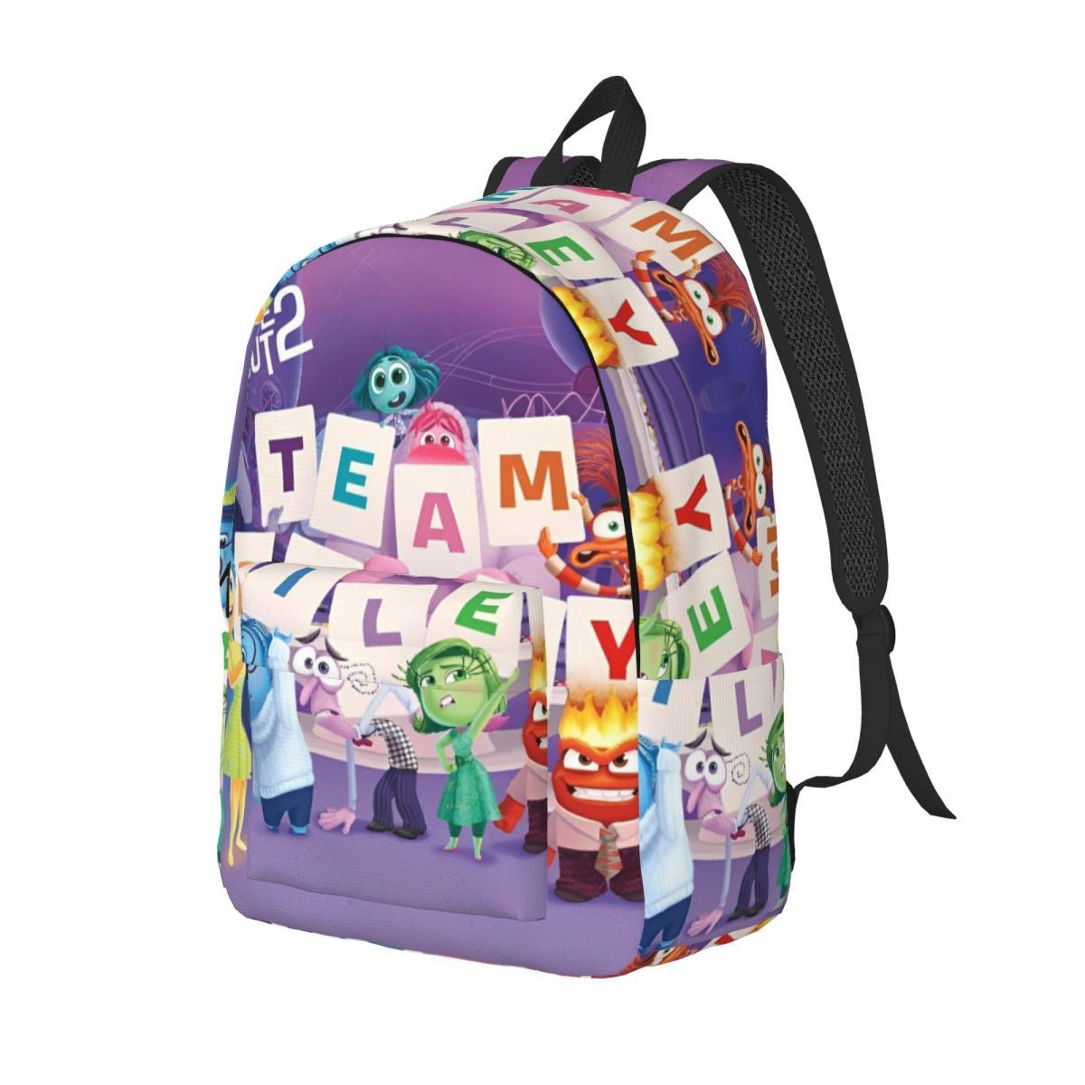 Anime Movie Inside-Out 2 Movie 2024 Backpack for Men Women Teenage Student Work Daypack College Shoulder Bag Sports