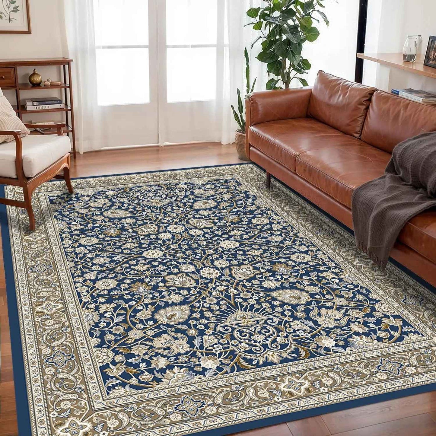 VIKAMA Bohemian Crystal Velvet Anti Slip Carpet For Living Room ,Floor Bedroom Big Size Rugs, Sofa Mats, Study,Home Decoration