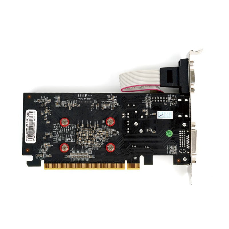 Placa de Vídeo SEJISHI GeForce GT730 Placas Vga 4GB DDR3 128Bit Placa Gráfica de Computador NVIDIA Game PC GT 730 4GD3 HD DVI