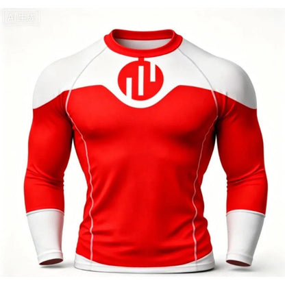 Invincible Viltrumite Cosplay Rash Guard Compression Shirt Men Women MMA BJJ Gym Workout Long Sleeve Costume Top