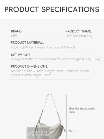 LEFF Fashion Women Crossbody Bag High Quality Nylon Commuting Bags Waterproof Outdoor Travel Shoulder Bag New Causal Female Bags
