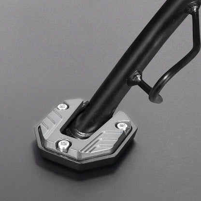 Suporte Lateral Extensor Universal para Motocicleta Scooter Bike, Placa de Apoio para Extensão do Pé, Base Alargada Antiderrapante
