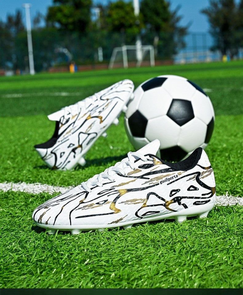 Unisex Youth Soccer Cleats Lightweight Football Shoes for Match Training Enhanced Grip Durable FG TF Comfortable Breathable