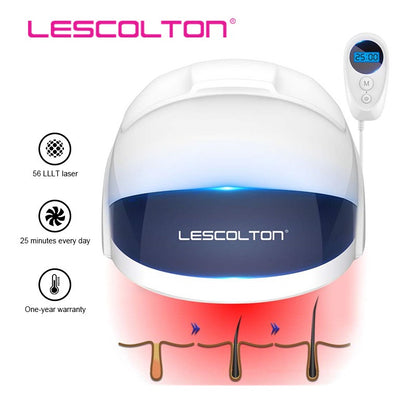 Lescolton laser helmet red light therapy hair laser hat for hair growth cap hair growth products LLLT hair regrow red light