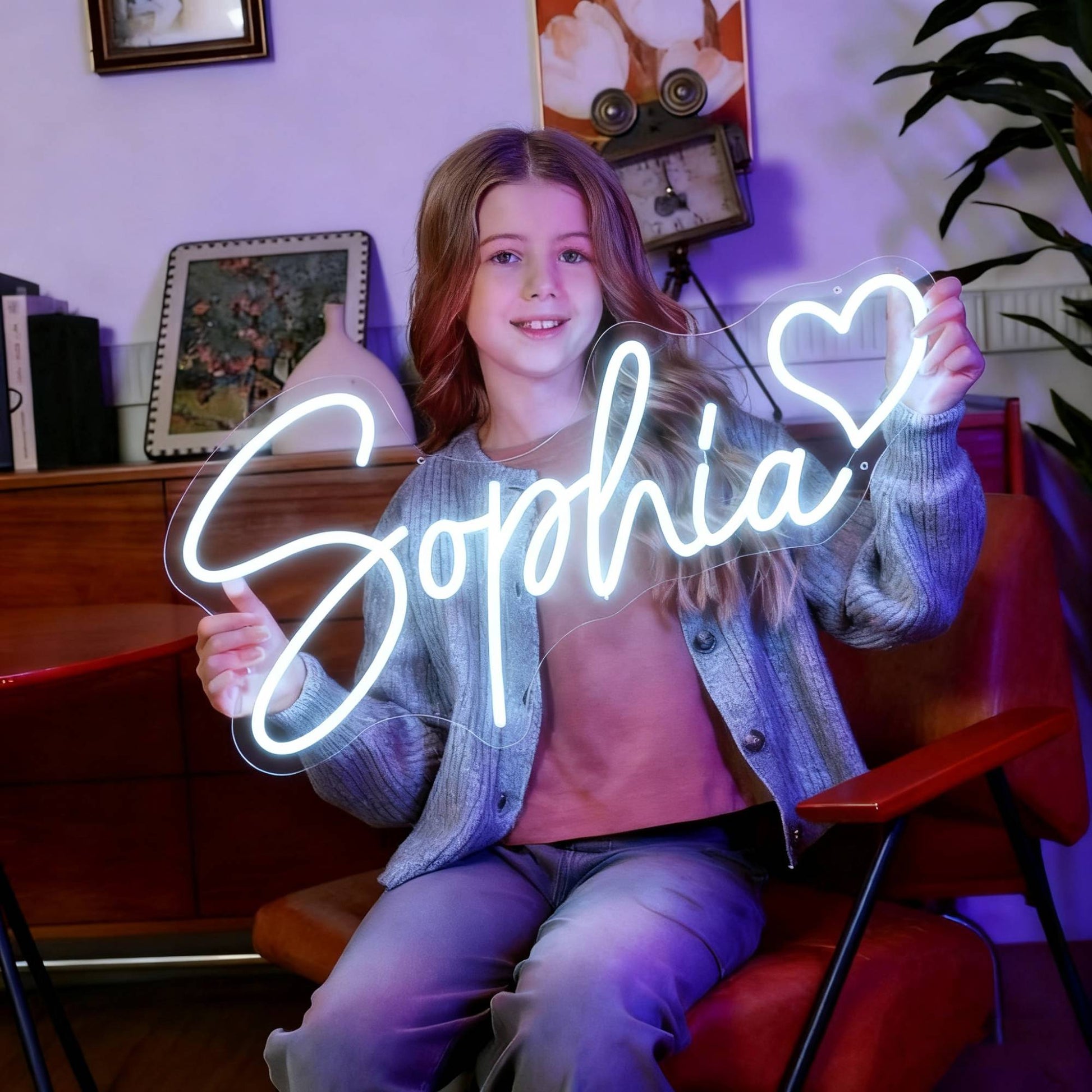 Custom Neon Sign Personalized Name Neon Sign LED Night Light Birthday Wedding Signs Room Bedroom Decoration Wall LED Neon Lamp