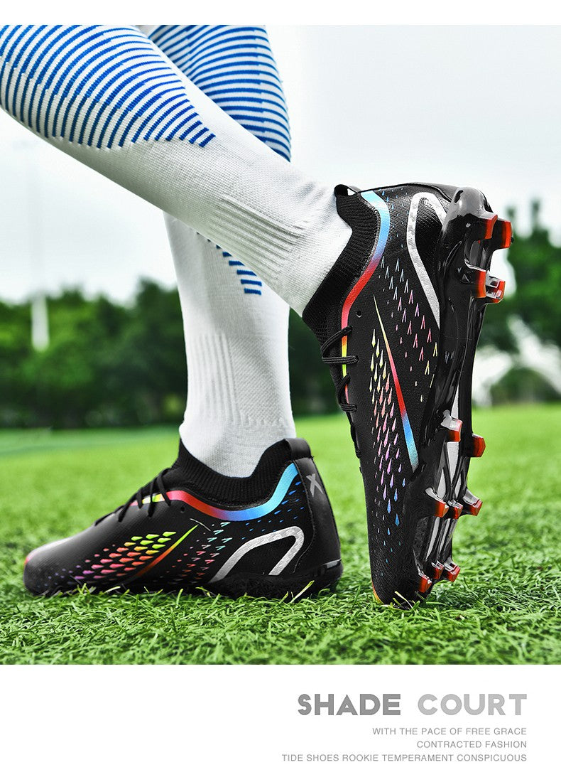 New Men Ultralight Soccer Shoes TF/FG Professional Football Boots Unisex Non-Slip Training Soccer Cleats Outdoor Field Chuteira