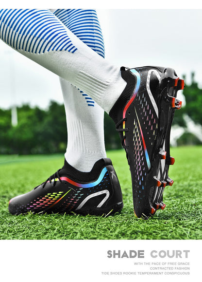 New Men Ultralight Soccer Shoes TF/FG Professional Football Boots Unisex Non-Slip Training Soccer Cleats Outdoor Field Chuteira