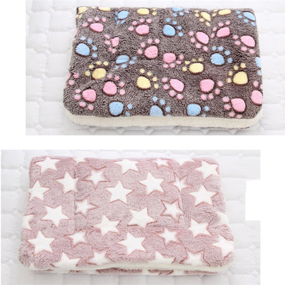 Tapete para animais de estimação de flanela macia cama de cachorro inverno engrossar cobertor quente para cães e gatos filhote de cachorro dormir capa toalha almofada para cães pequenos médios grandes
