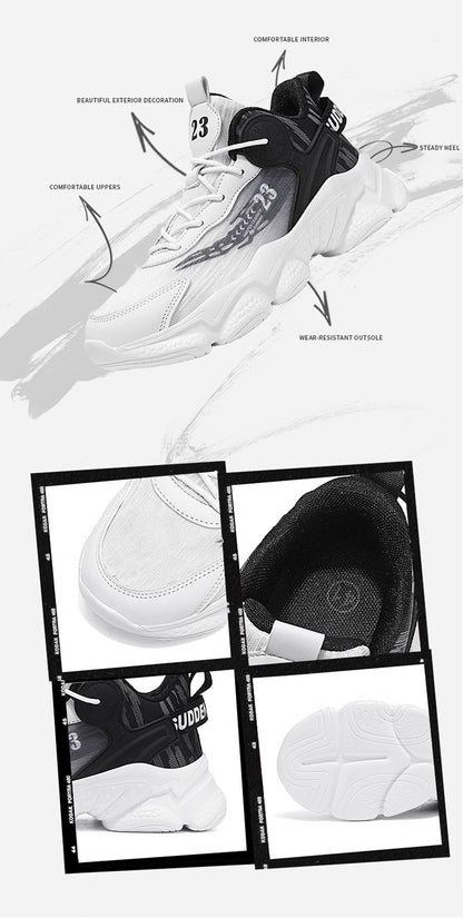 Man Increase the size Casual and fashionable shoes Anti-slip Wear-resistant Trend Sports shoes Lightweight Comfort Running shoes