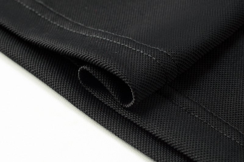 100% linen cotton polo shirt, T-shirt, breathable collar, short sleeved, custom printed logo, embroidered men's and women's work