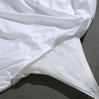 Edredom de Seda Natural Mulberry Luxuoso Queen King Size Acolchoado de Verão Inverno para Solteiro Casal Enchimento de Cama