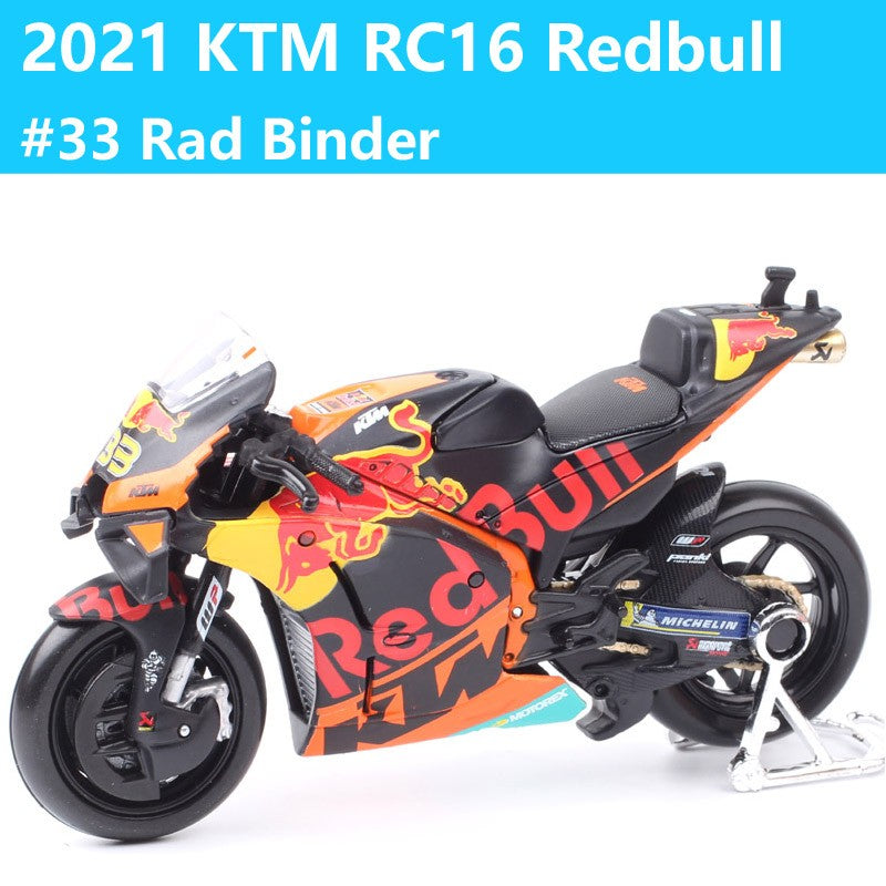 1/18 Maisto KTM RC16 Redbull Ducati GP21 GP22 GP23 GASGAS Honda RC213V Repsol Yamaha YZR-M1GP Moto Modelo de Corrida
