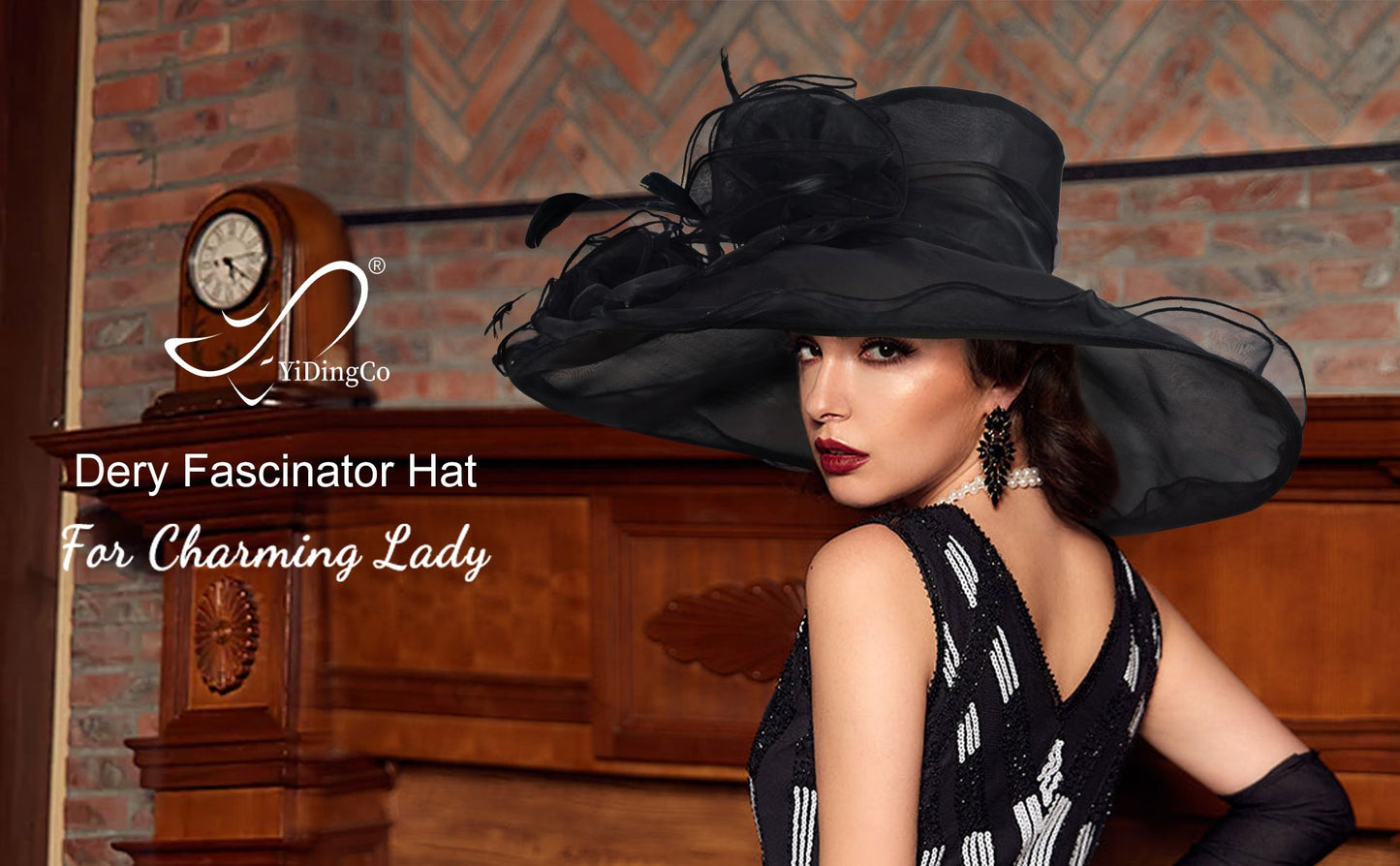 Women Church Hats 2025 Luxury British Top Hats for Elegant Women for Sun Beach Hat Kentucky Tea Party Derby Hats S10-3609