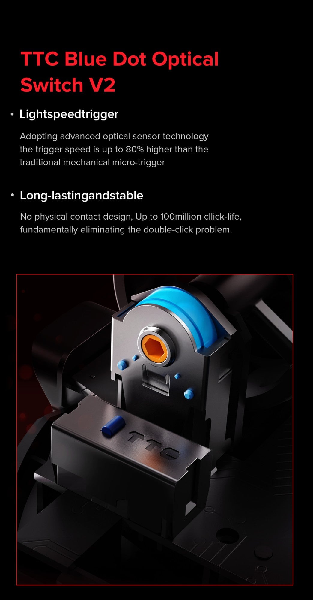 Delux M800mini Wireless Gaming Mouse, 46g Lightweight,PAW3395/PAW3311,1KHz Polling Rate for Small to Medium Hand PC Gamer