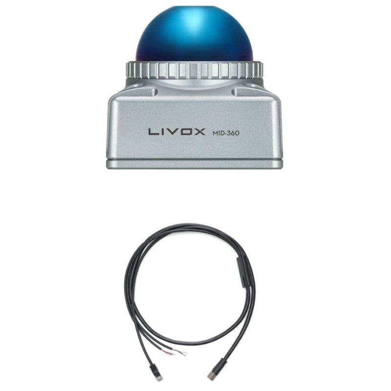 LiDAR 3D, com campo de visão ultragrande omnidirecional de 360°, Dispositivo de detecção e alcance a laser Livox Mid-360