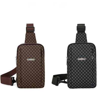 Men's Shoulder Bag, Crossbody Bag, Large-Capacity Casual Lightweight Handbag, Mobile Phone Commuter Backpack