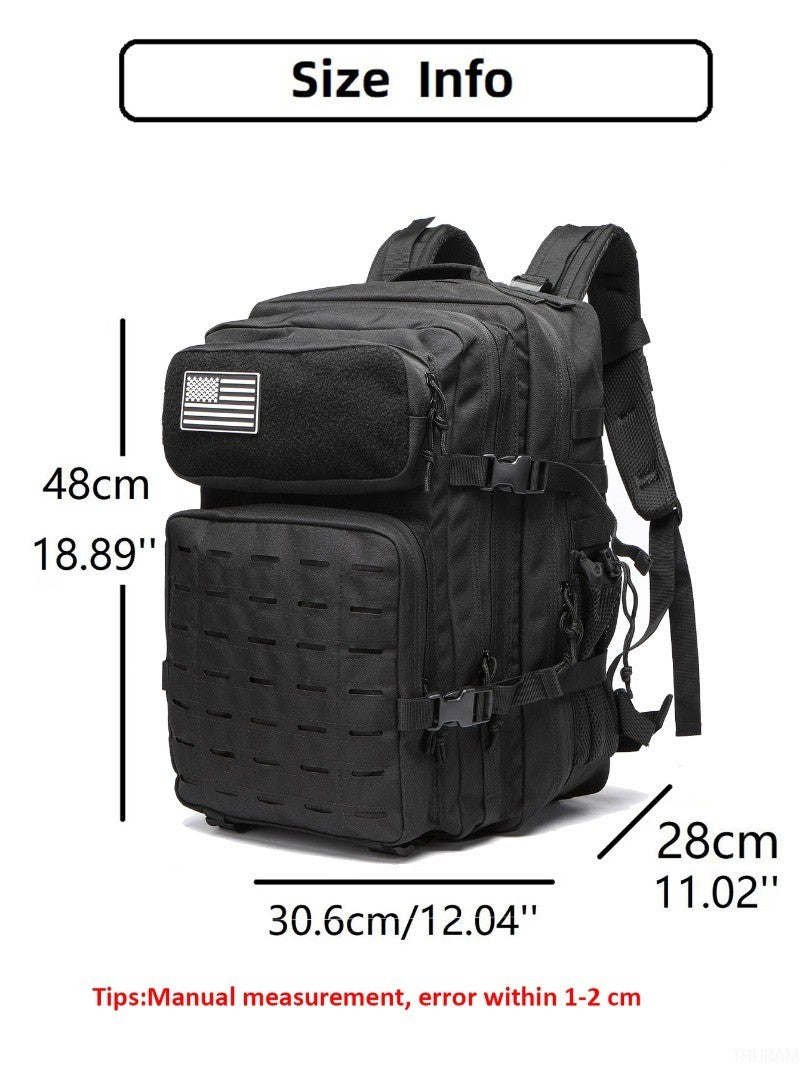 Mochila Tática 25L/50L Caça MOLLE Bolsa GYM Para Homens EDC Caminhada Ao Ar Livre Com 2 Porta-Garrafas