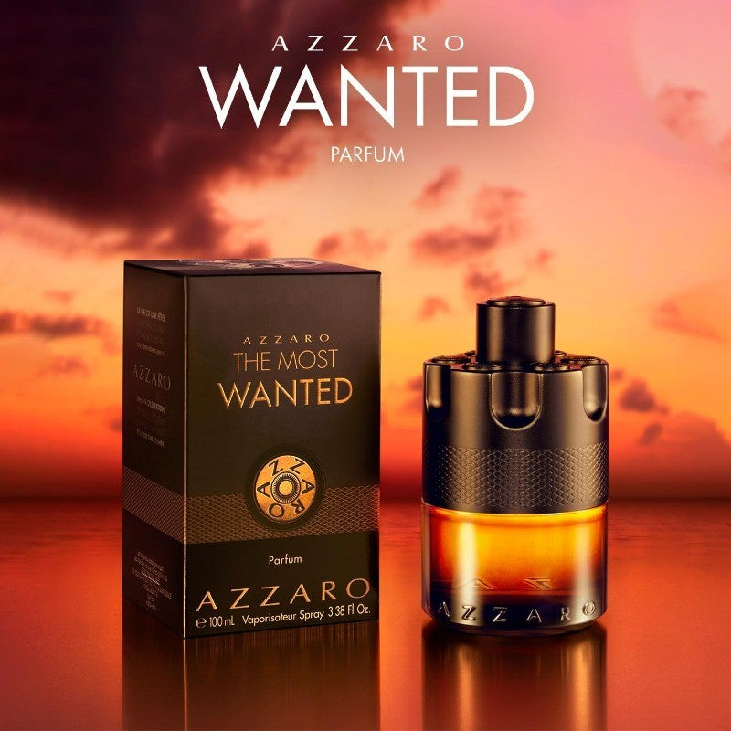 Azzaro The Most Wanted Parfum Eau de Parfum, Perfume Amadeirado Especiado para Homens 100ml, Spray com Feromônios, Aroma Masculino de Longa Duração