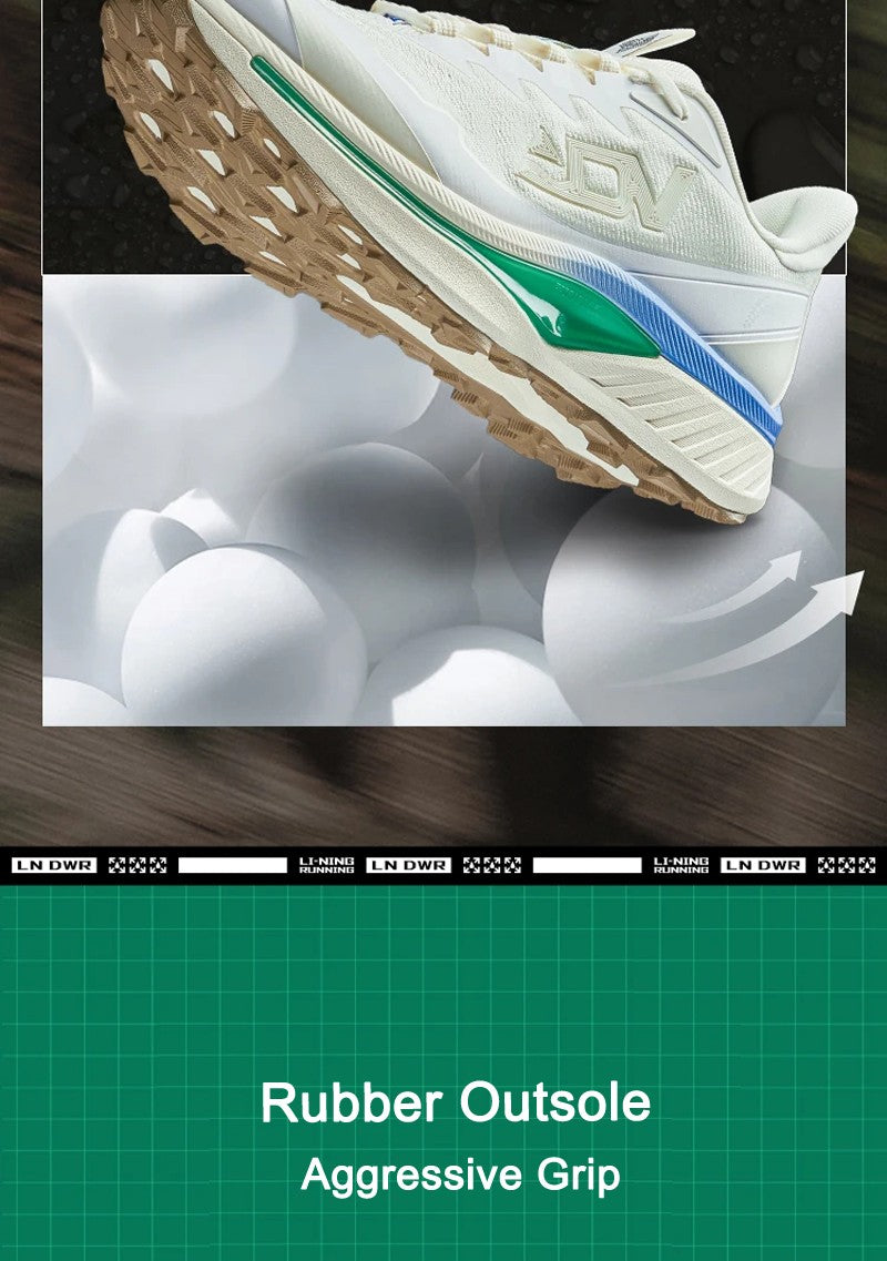 Li-Ning Men BEN XIAO Trail Running Shoes LN DWR Water Repellent Breathable Support Stable LiNing Mountain Sports Shoes ARNV015