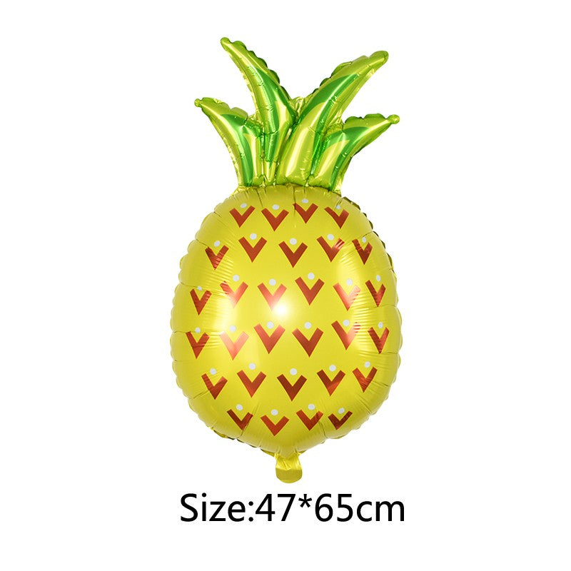 1/5pcs Tropical Balloon Hawaiian Balloons Luau Summer Helium Balloons for Birthday Hawaii Aloha Beach Pool Party Decorations