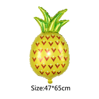 1/5pcs Tropical Balloon Hawaiian Balloons Luau Summer Helium Balloons for Birthday Hawaii Aloha Beach Pool Party Decorations