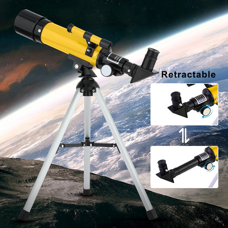 Telescópio astronômico Zoom F36050, grande abertura, alta definição, alta ampliação, para observação da Lua e estrelas