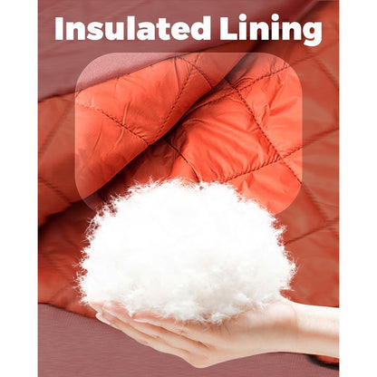 MAGCOMSEN Men's Aviator Jackets Thick Warm Orange Lining Bomber Jackets Fall Winter Casual Windproof Coats