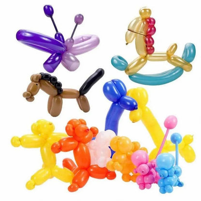10/100Pcs Multicolor Spiral Long Balloon Twist Spiral Latex Inflatable Balloon Happy Birthday Holiday Decoration Wedding Kid Toy