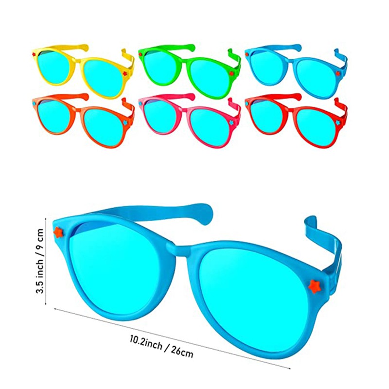 Jumbo Party Sunglasses Plastic Funny Oversized Sunglasses Prop Party Favors for Adults Festival Summer Swim Holiday Supplies