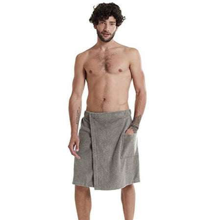 Men's wearable apron for beach and home use