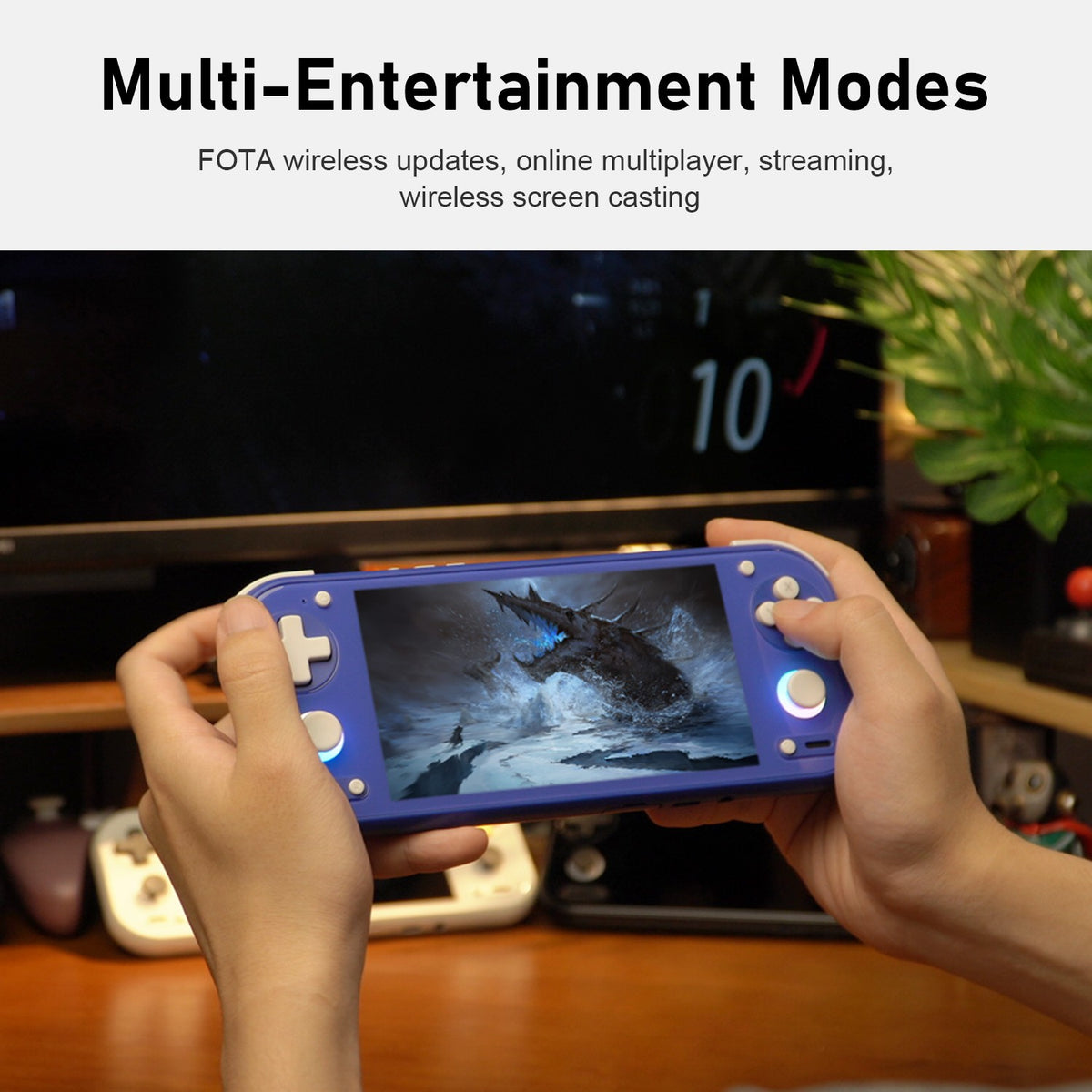 Anbernic RG 55G1 Retro Handheld Game Console Android 14 RG55G1 With 5.5 Inch Touch IPS Screen 3D Hall joystick RGB Lighting