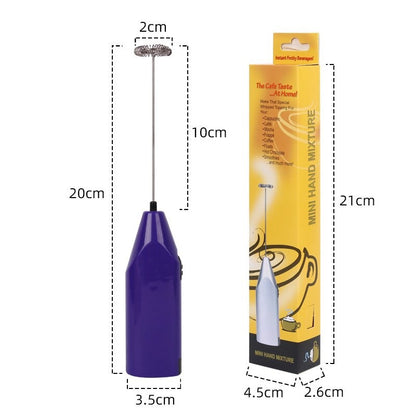 Batedor de Leite Elétrico Portátil para Café, Batedor de Ovos, Moedor de Espuma, Liquidificador Elétrico Mini Portátil, Ferramentas de Cozinha